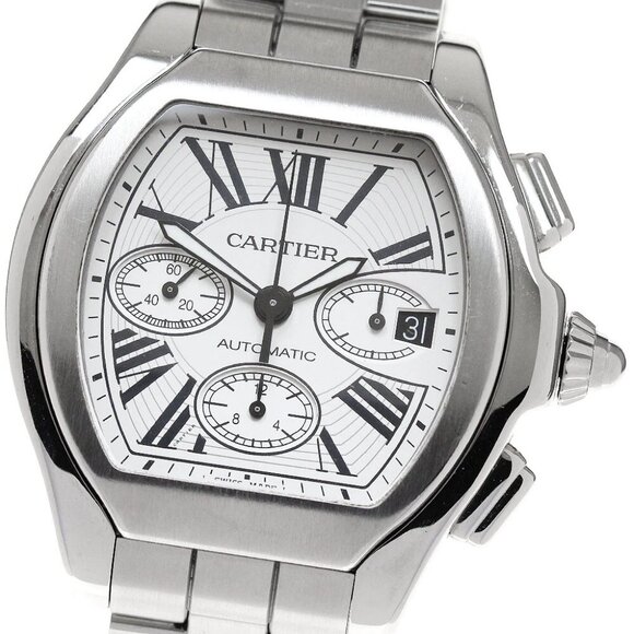 CARTIER Roadster XL W6206019 Chronograph Silver Dial Automatic Men's_849721 main image 6